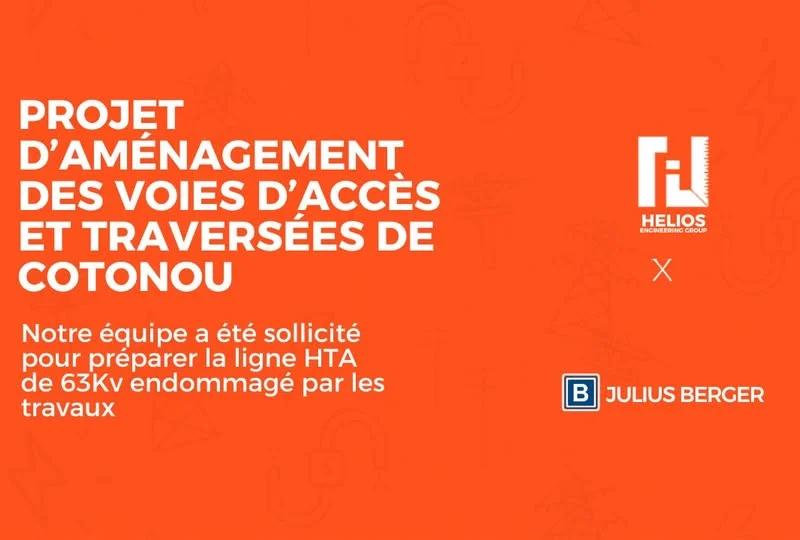 Réparation d&rsquo;une liaison électrique 63 kV – Traversées de Cotonou